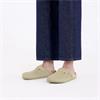 Birkenstock Boston Suede Leather Slipper - Faded Khaki